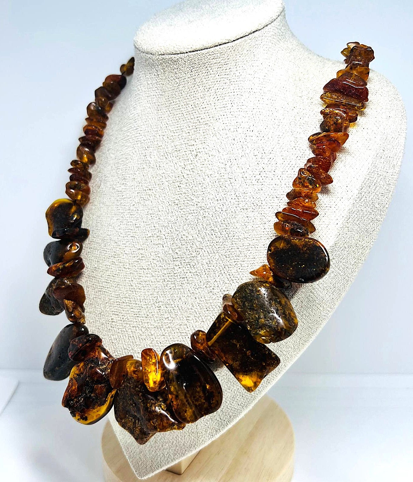 Vintage Amber Collier Cognac 