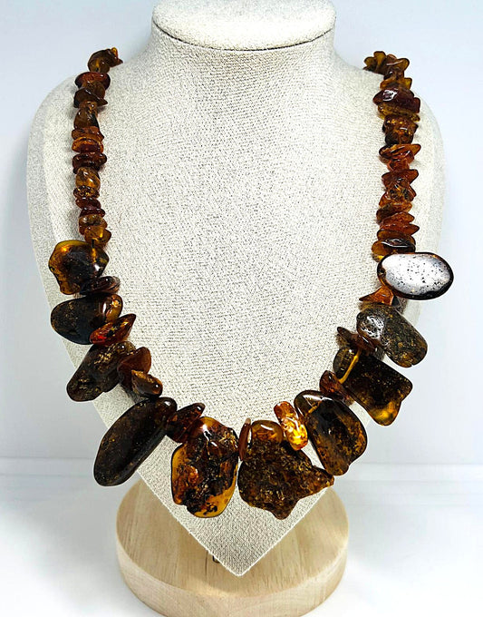 Vintage Amber Collier Cognac 