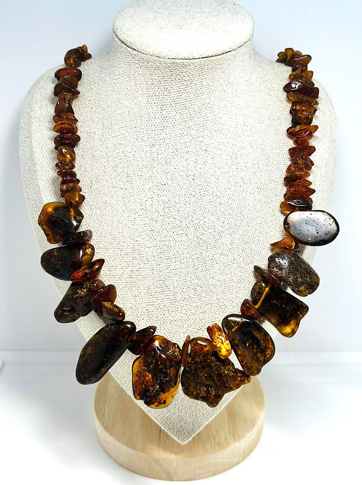 Vintage Amber Collier Cognac 