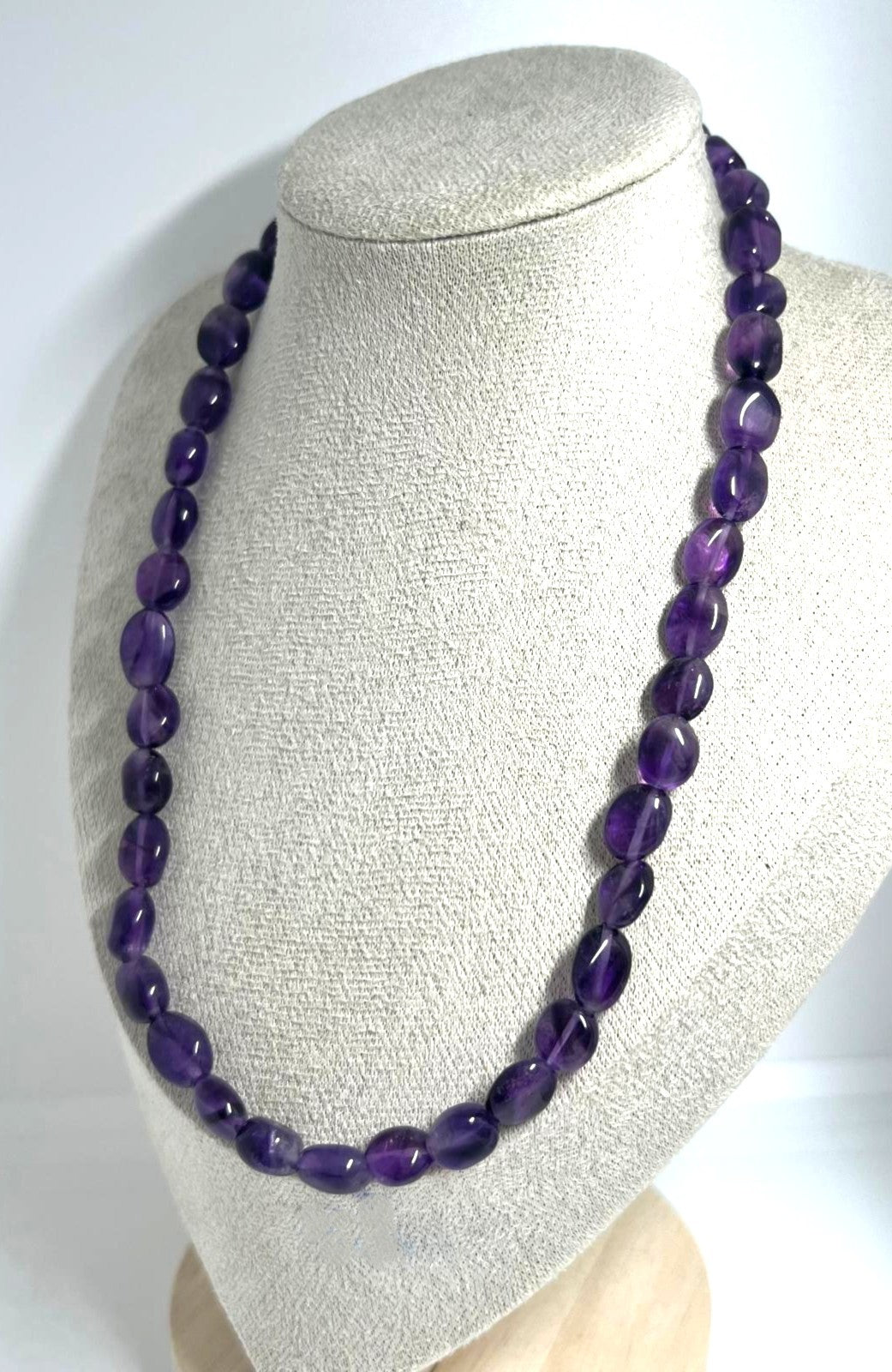 Vintage Amethyst Edelsteinkette  