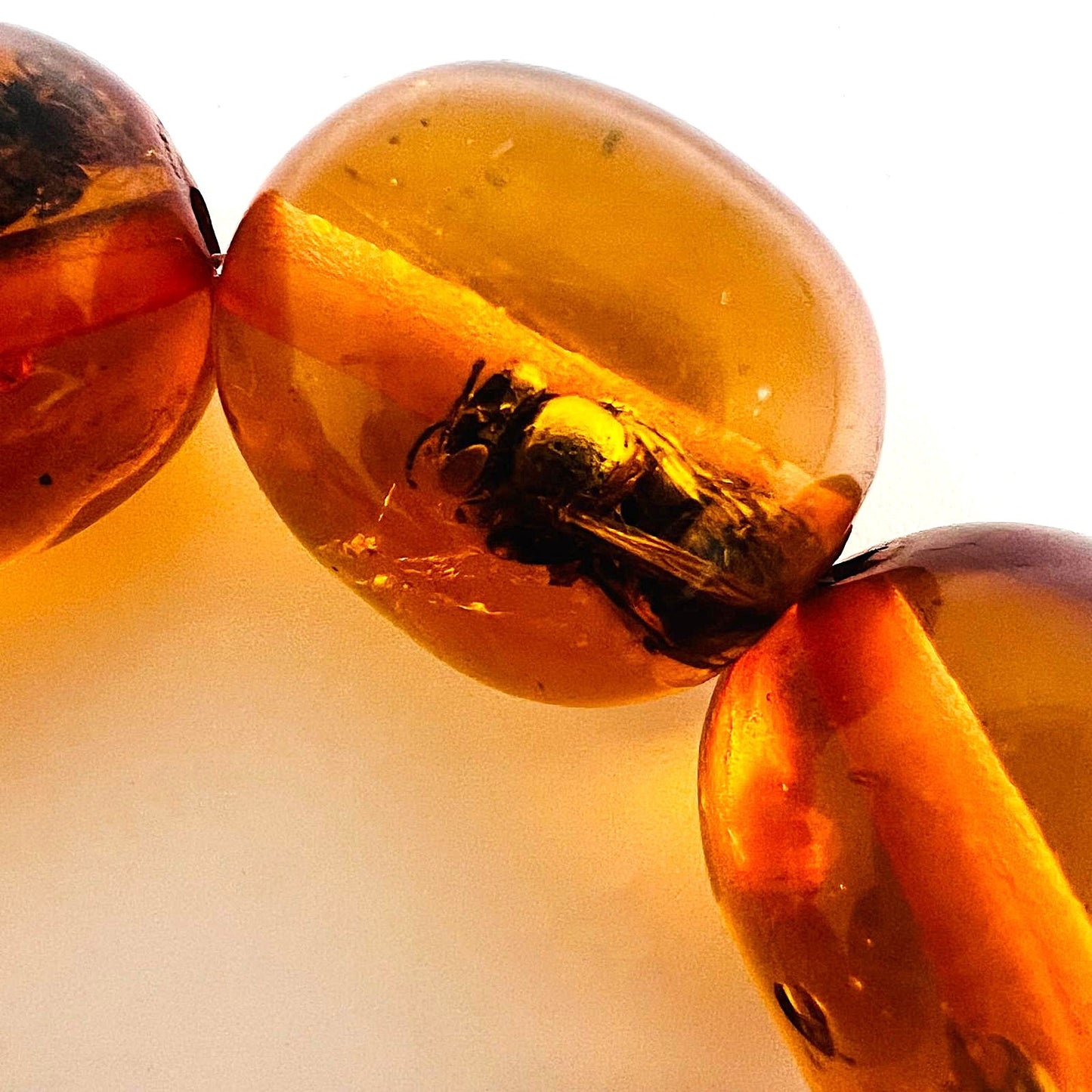 Vintage Armband mit echten Bienen