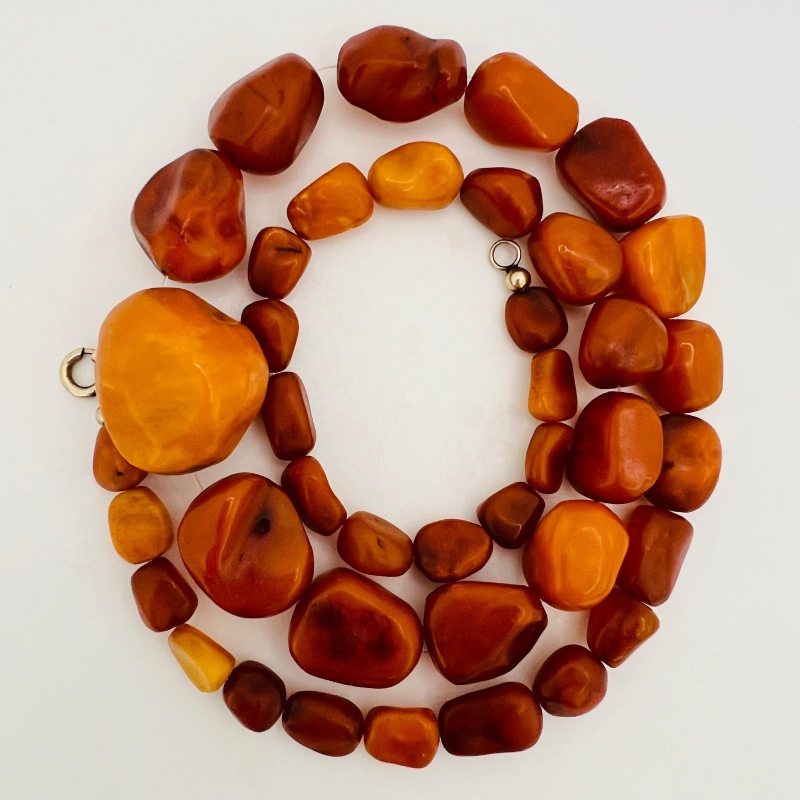 Vintage Butterscotch Amber Necklace