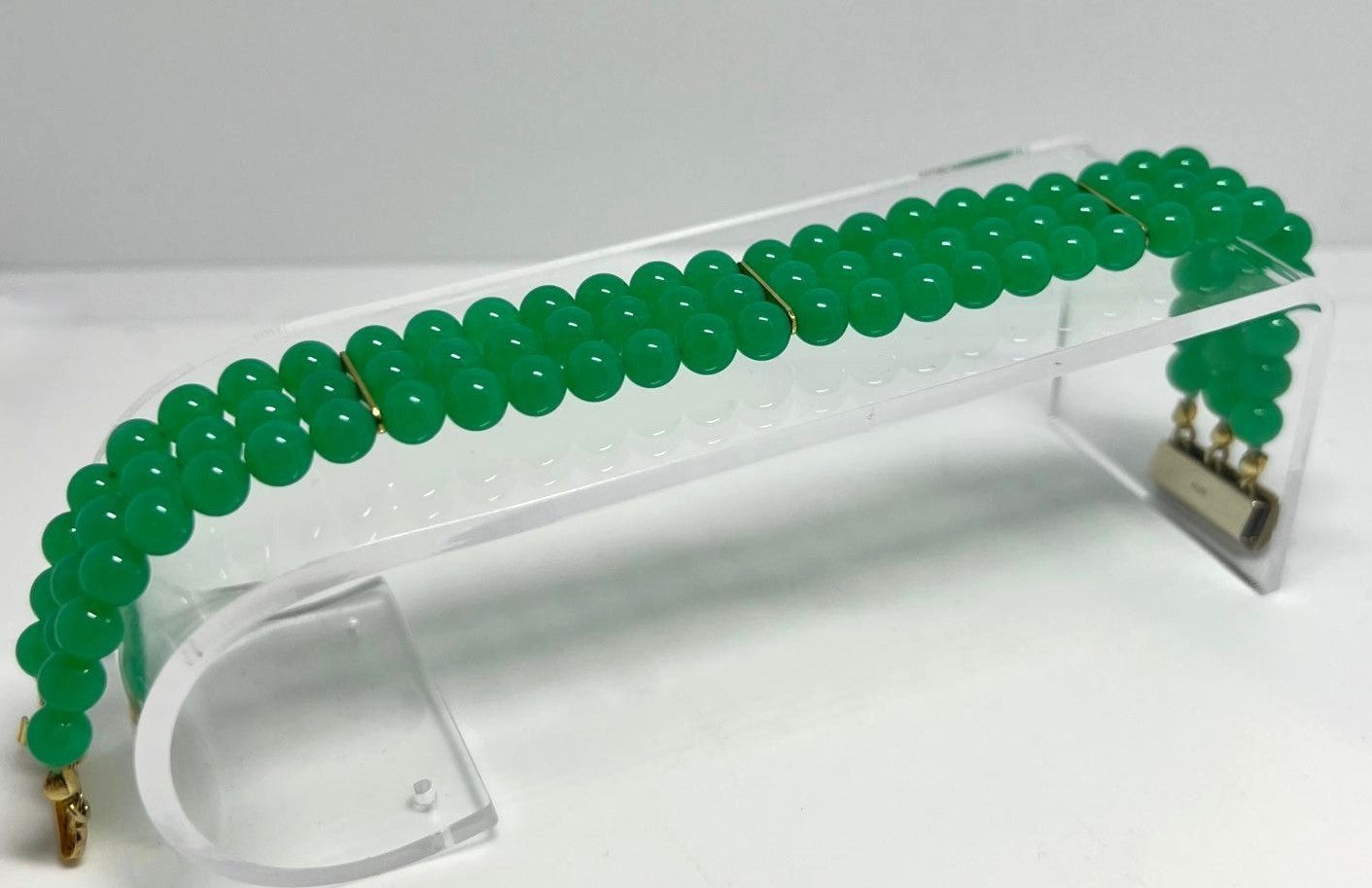 Vintage Chrysopras Armband