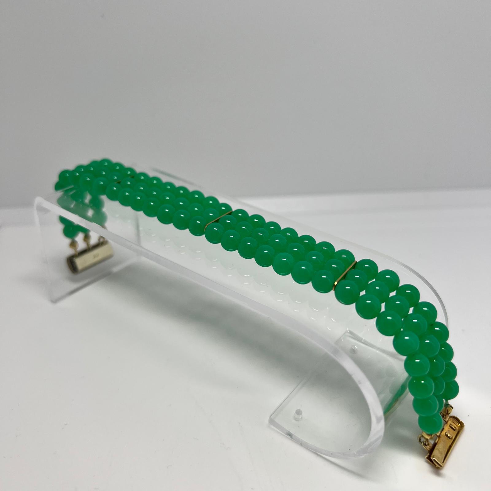 Vintage Chrysopras Armband