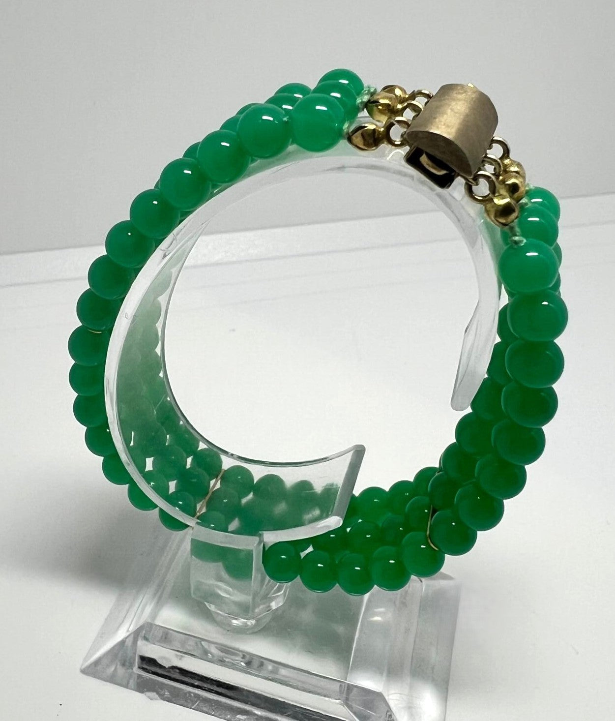 Vintage Chrysopras Armband