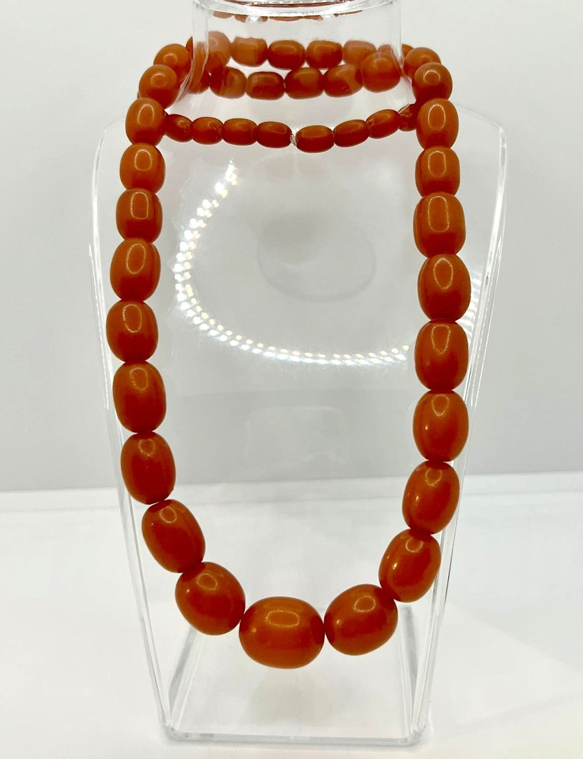 Vintage Honigbernstein Kette 57,6g Amber