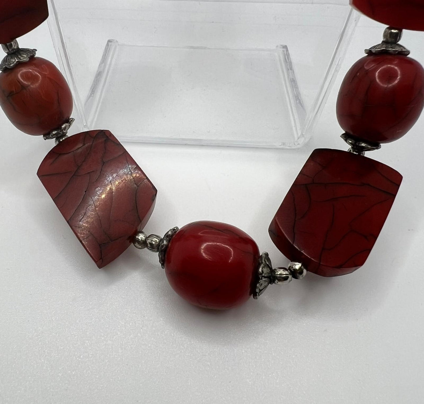 Vintage Korallen Kette