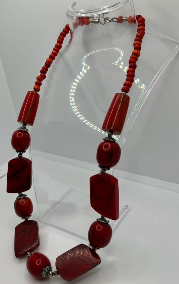 Vintage Korallen Kette