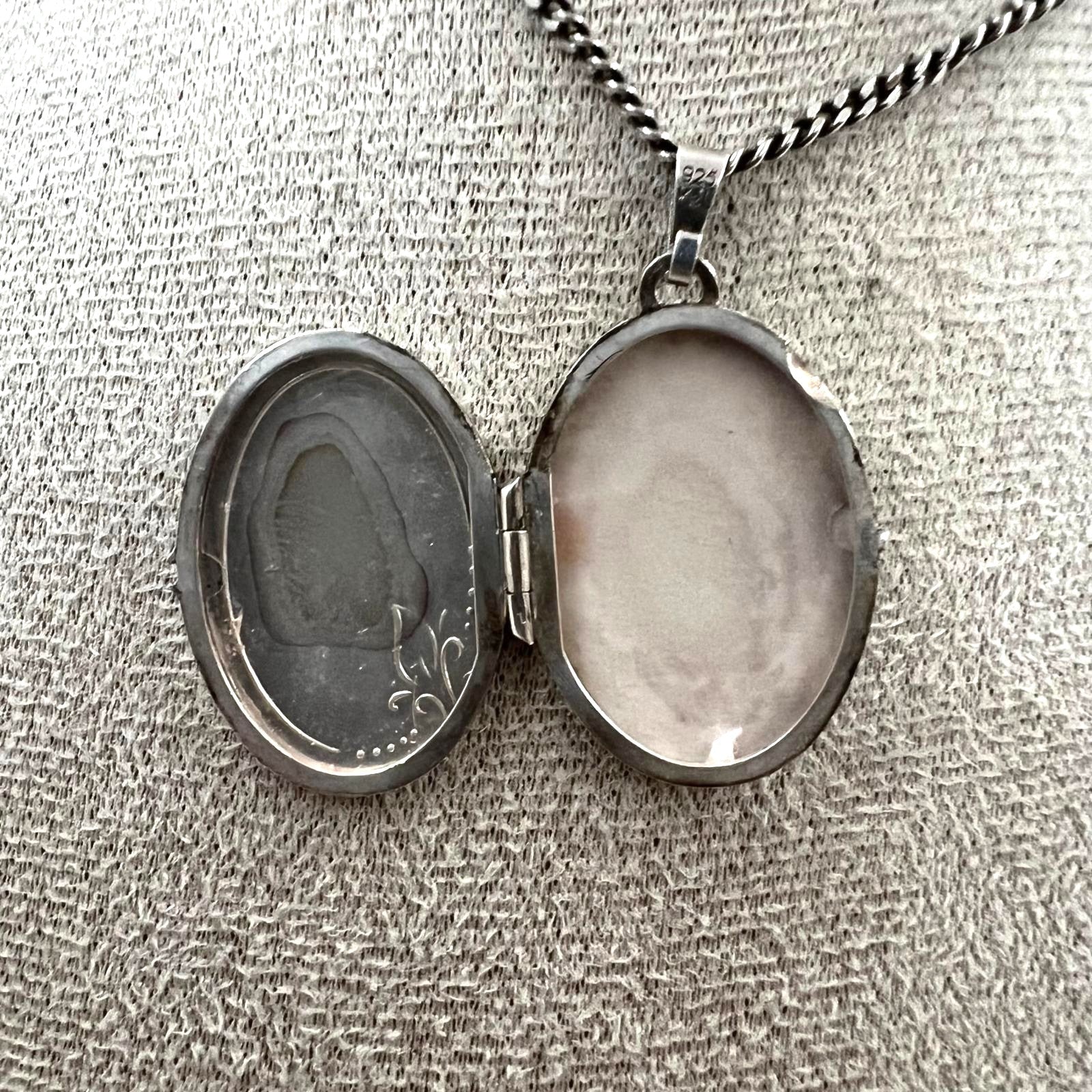 Vintage Medaillon aus 925 Silber