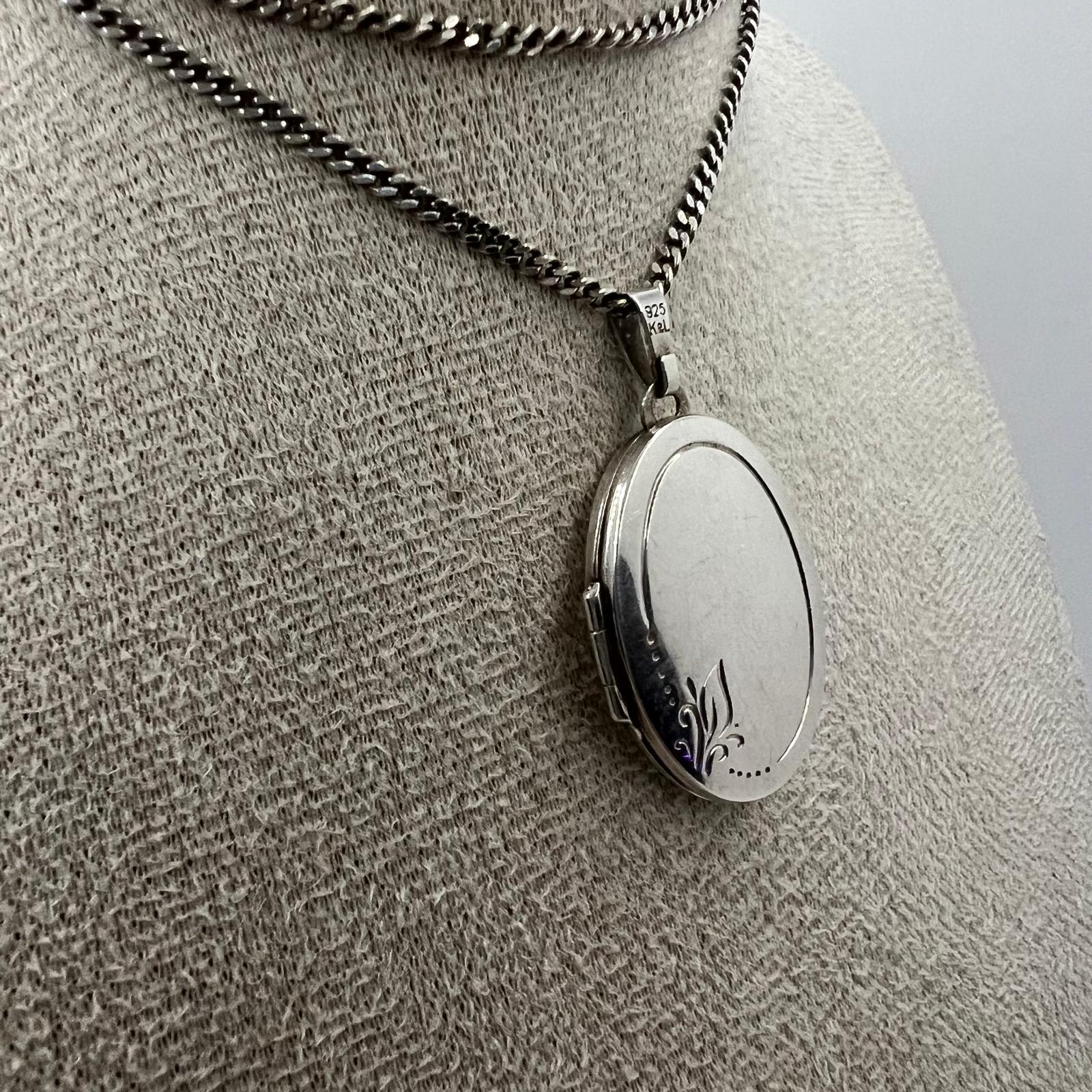 Vintage Medaillon aus 925 Silber