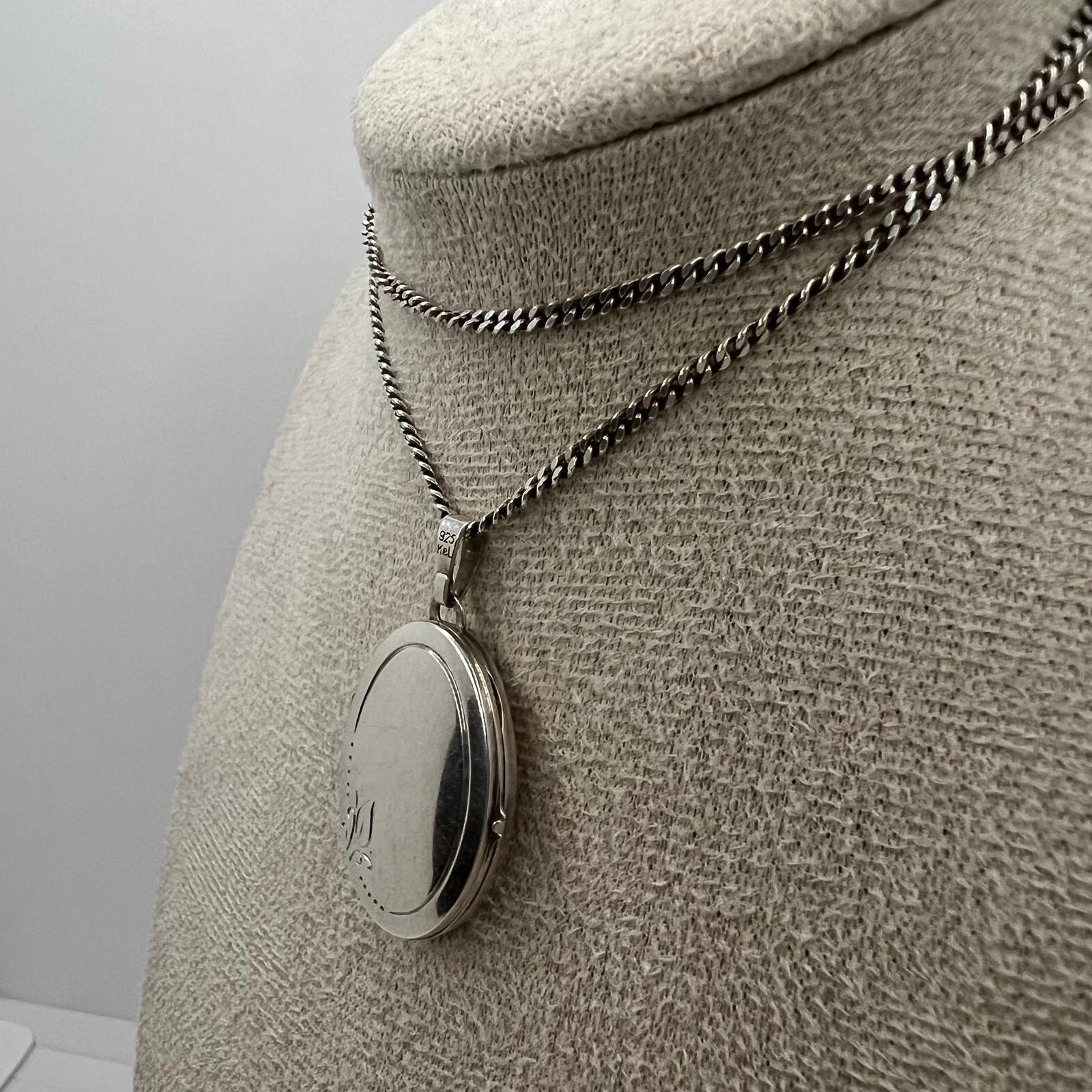 Vintage Medaillon aus 925 Silber