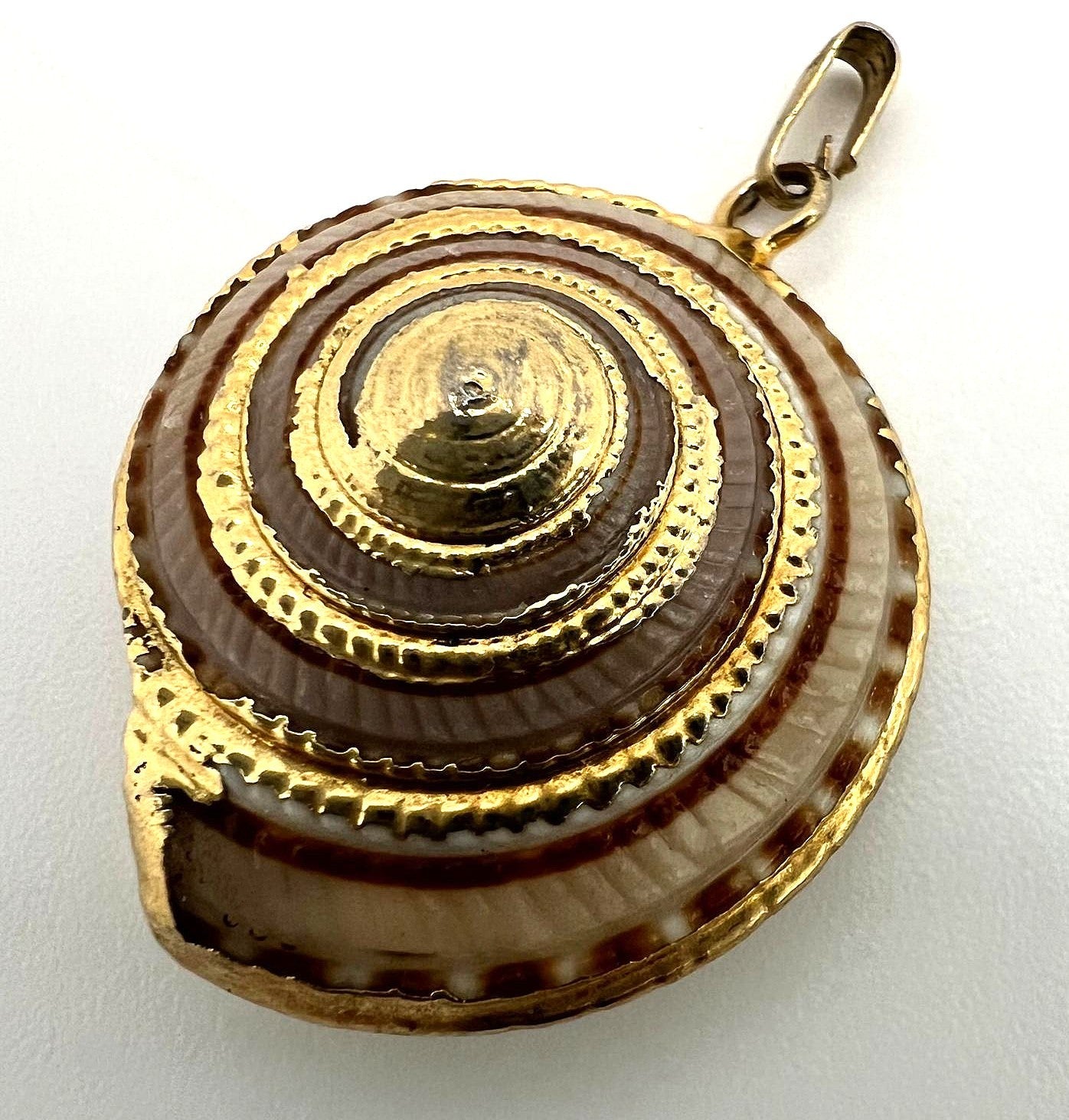 Vintage Operculum Anhänger