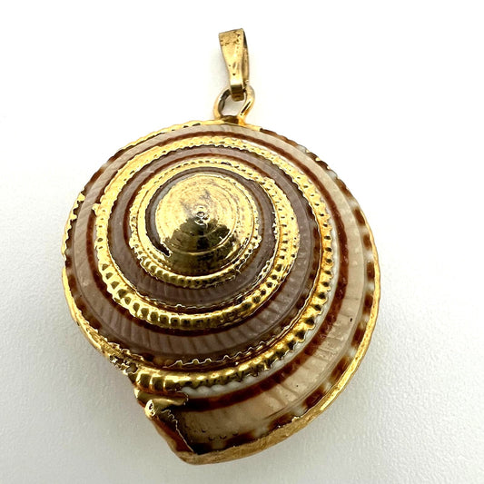 Vintage Operculum Anhänger