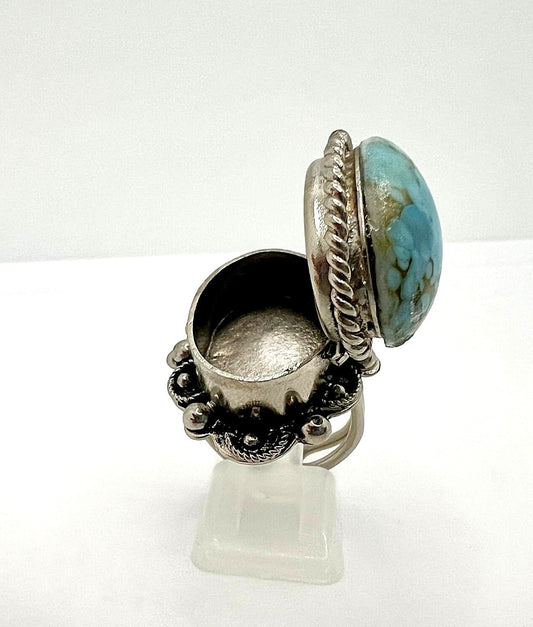 Vintage Silber-Giftring 