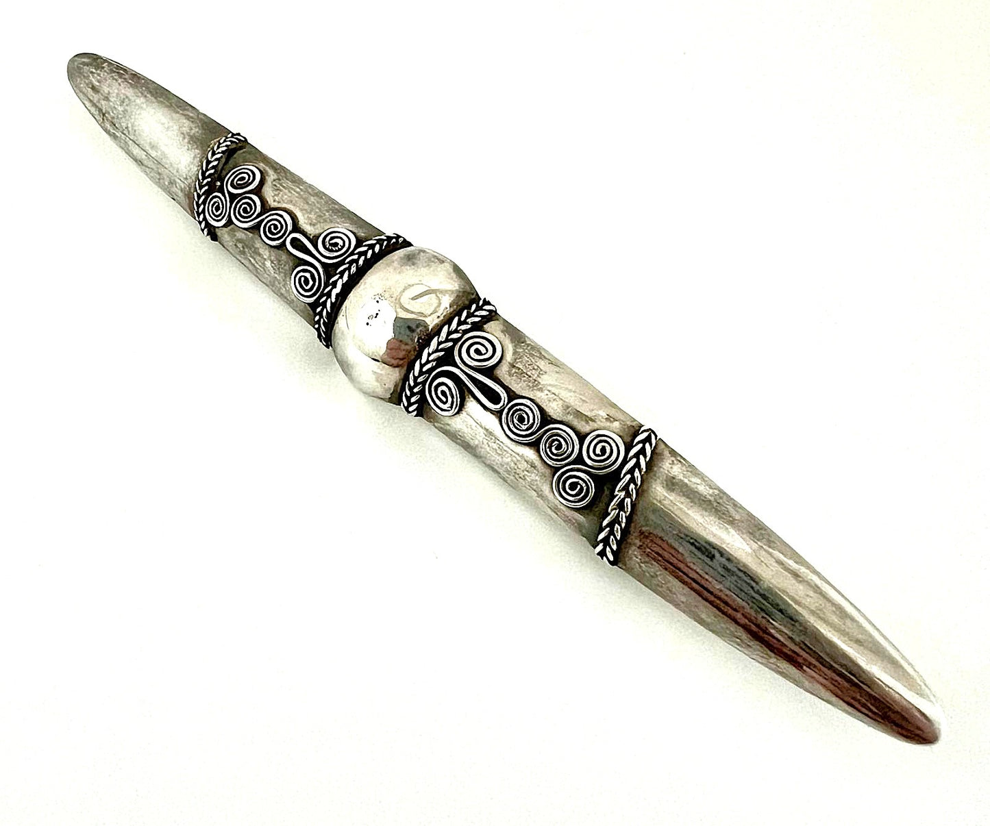 Vintage Silber-Stabbrosche