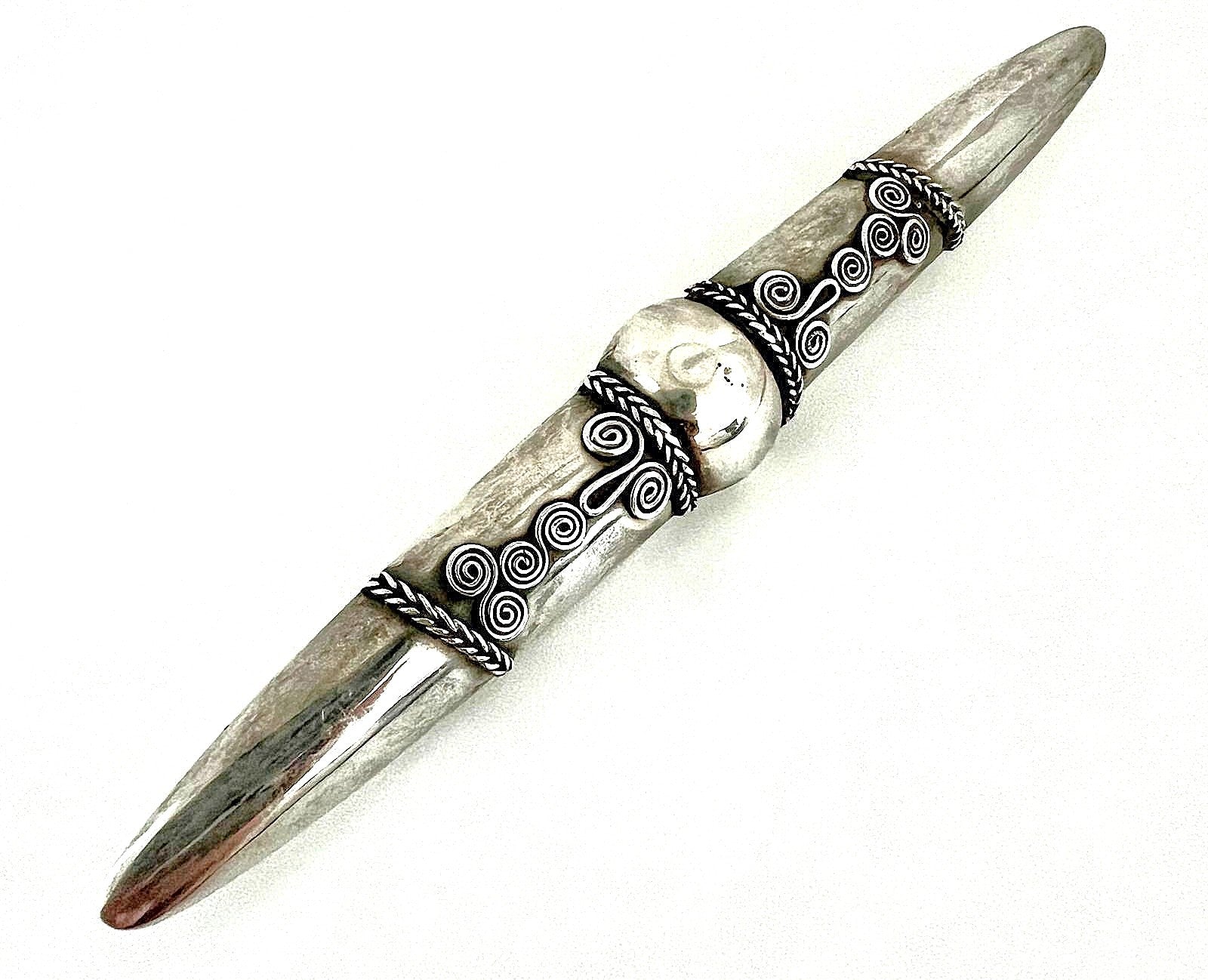Vintage Silber-Stabbrosche