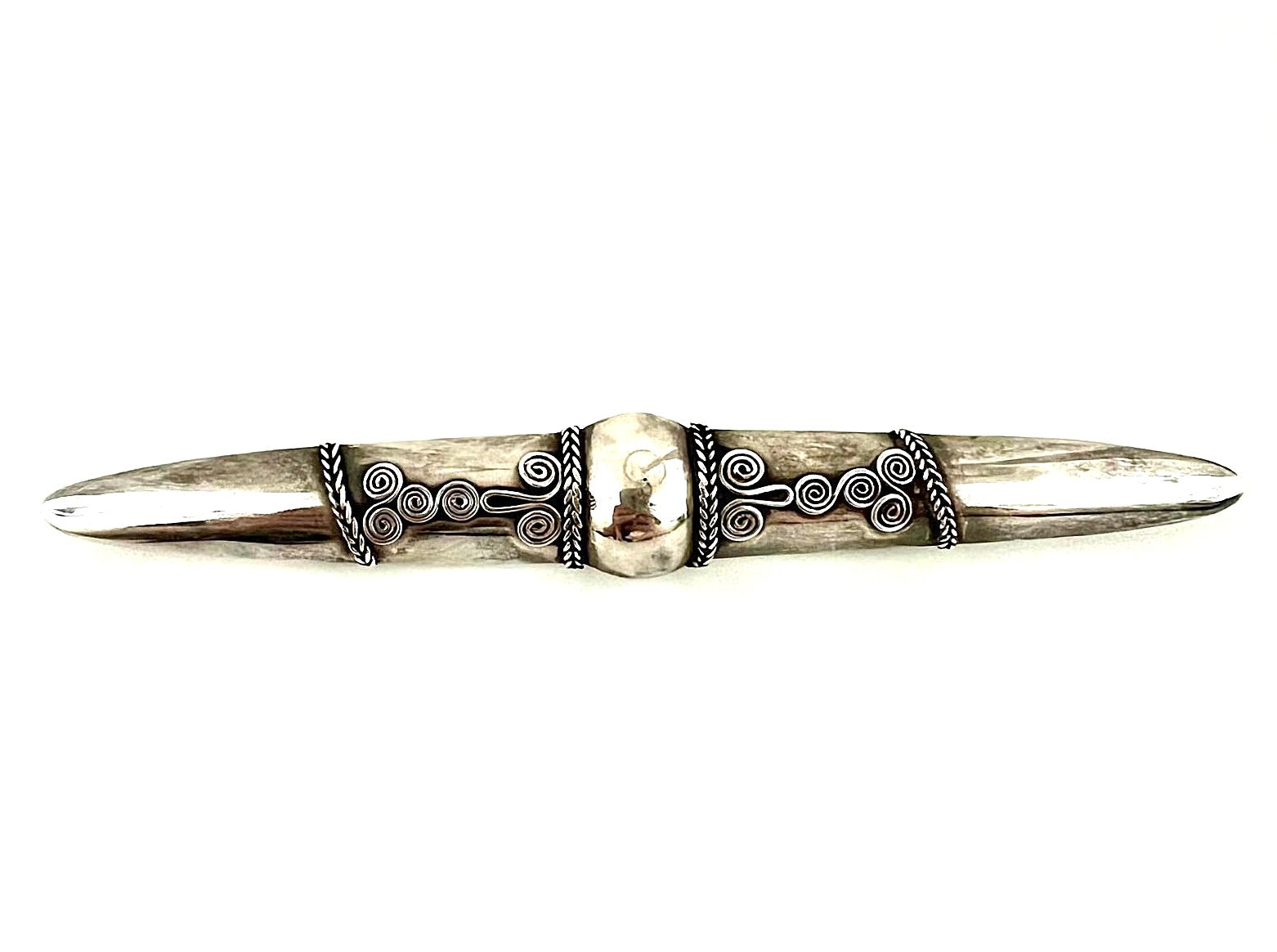 Vintage Silber-Stabbrosche