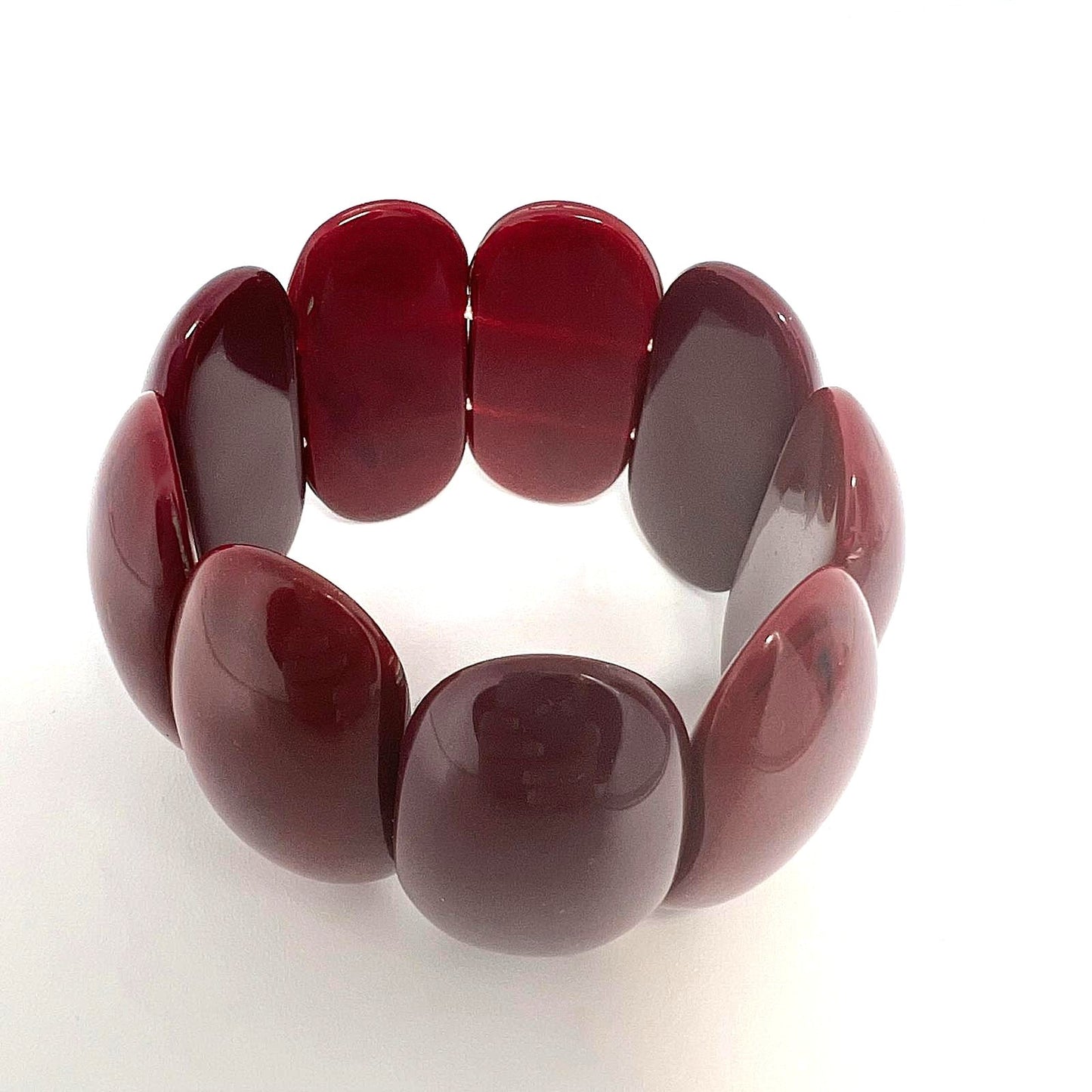 Vintage Kirschrot Bakelit Armband