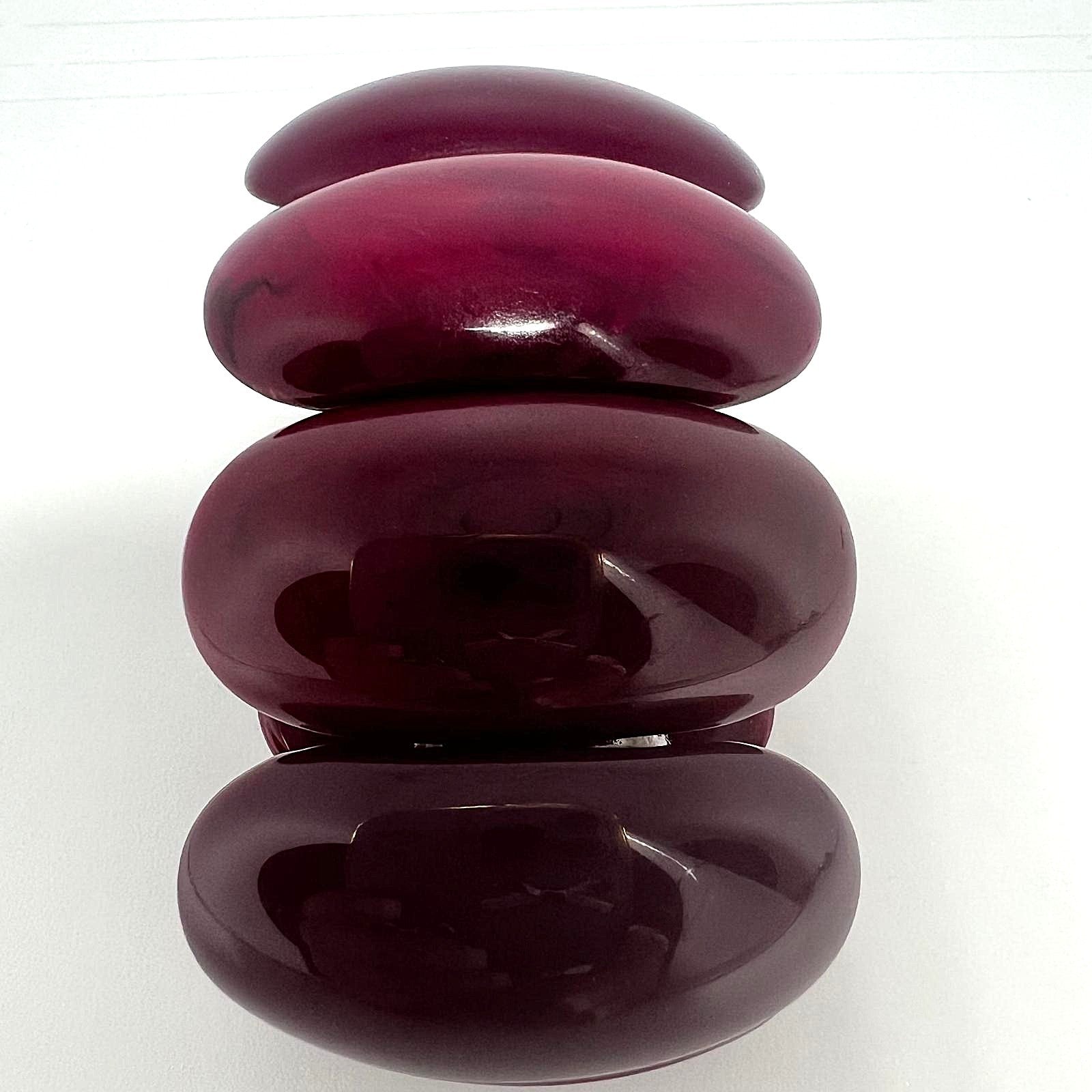 Vintage Kirschrot Bakelit Armband