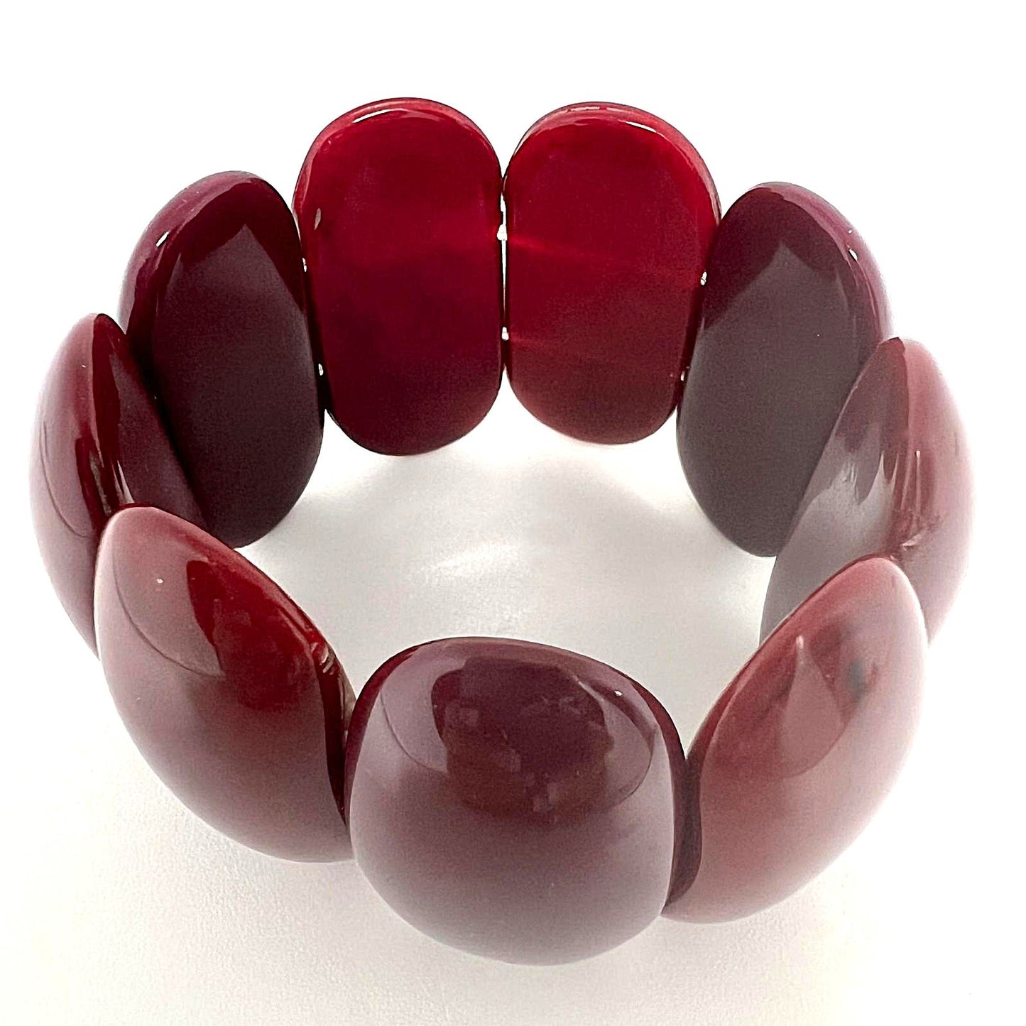 Vintage Kirschrot Bakelit Armband