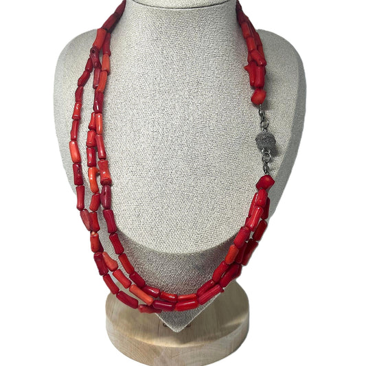 Vintage Korallen Collier 